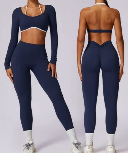 High-waisted V cut ( pocket ) leggings